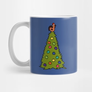 Thanksgiving Celebration Tree with Turkey Topper and Pumpkins Mug